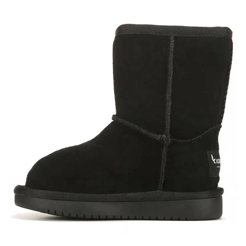 Koolaburra by UGG Victoria Toddler 5 Black Suede Bow Boots